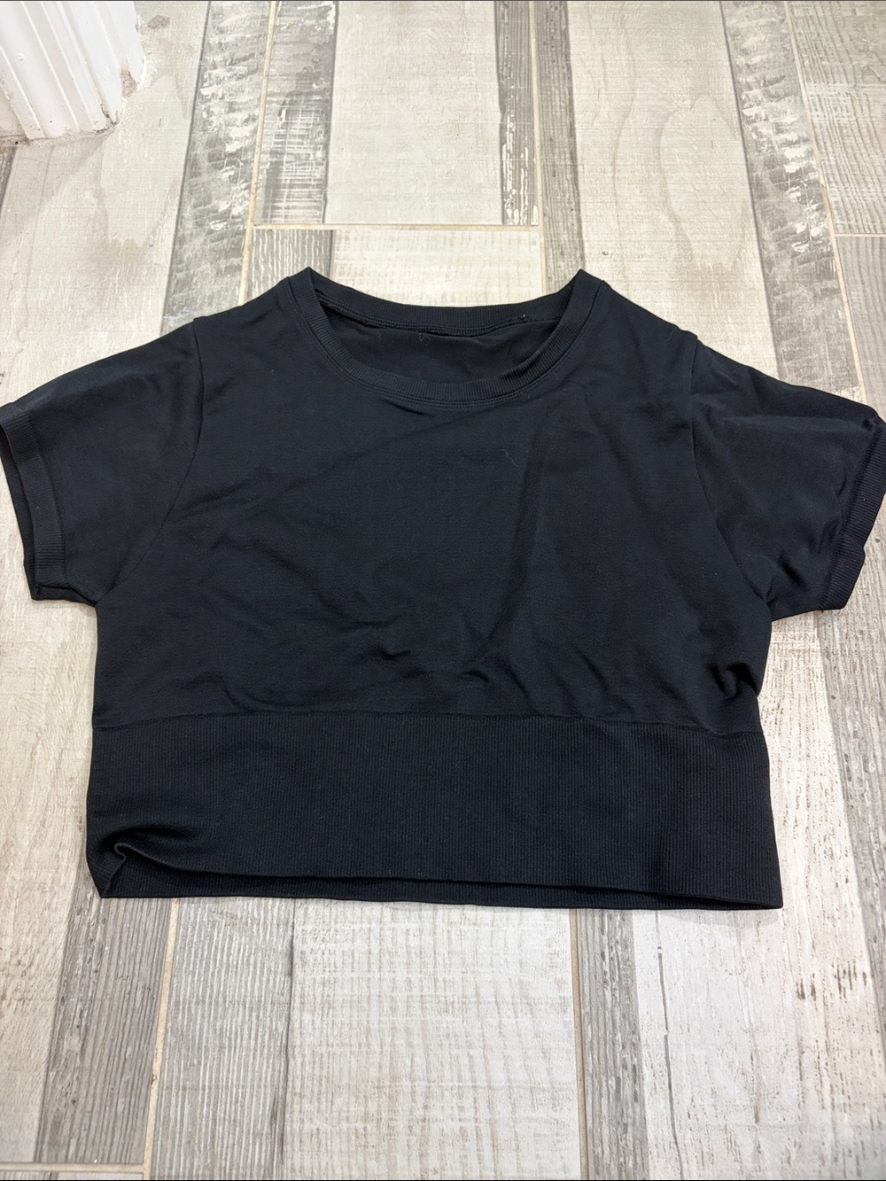 Black aerie crop top